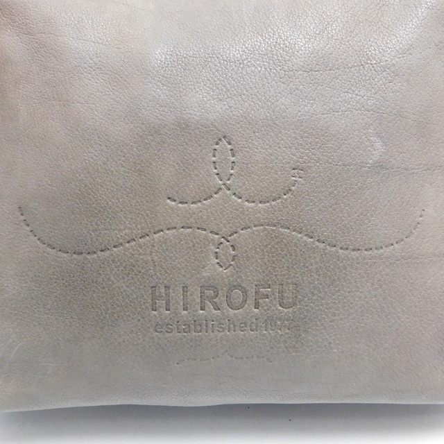 HIROFU Hirofu shoulder bag messenger bag leather Italy made 