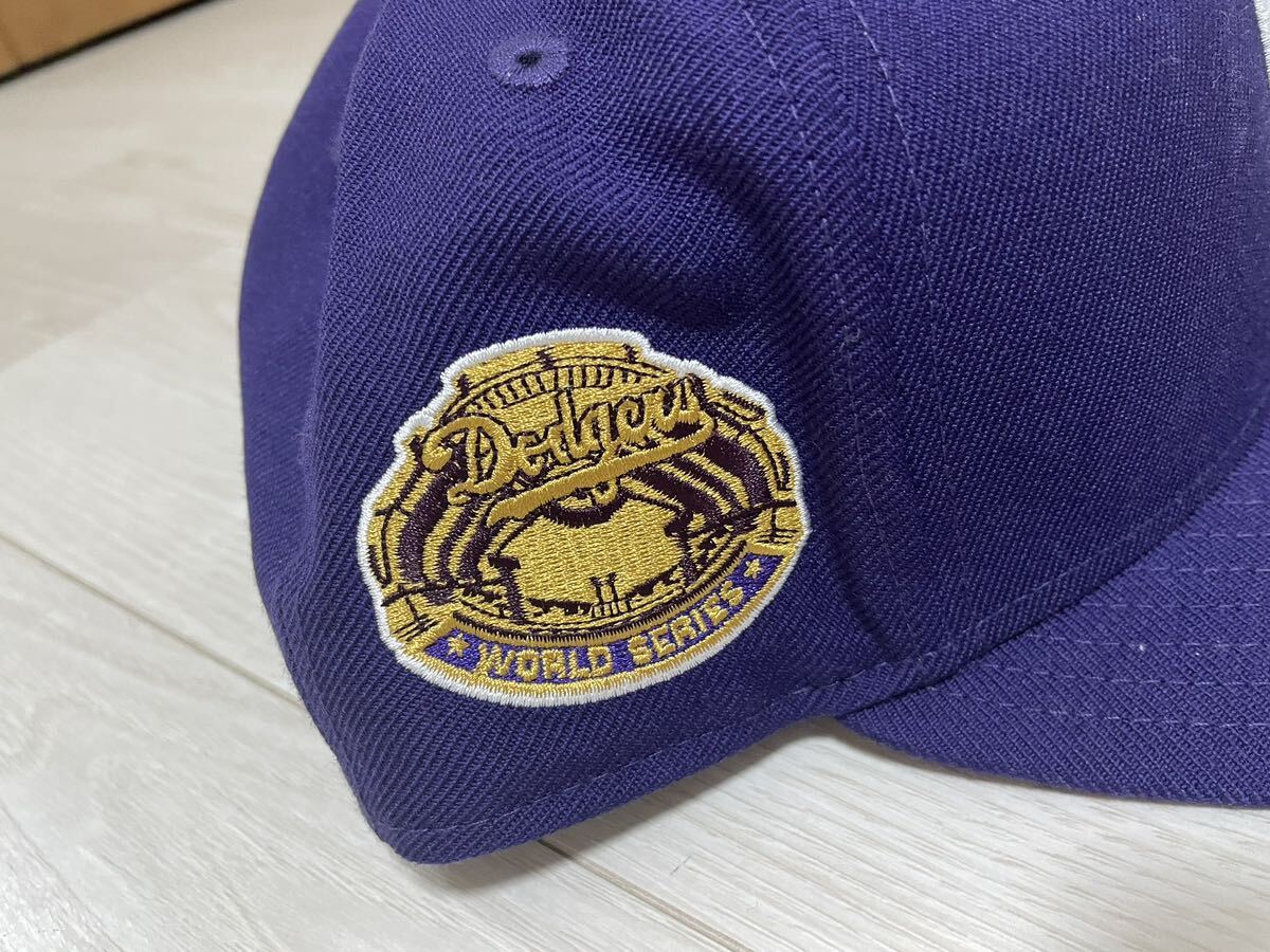 ニューエラ　キャップ　59FIFTY ドジャース　62.5cm パープル_画像4