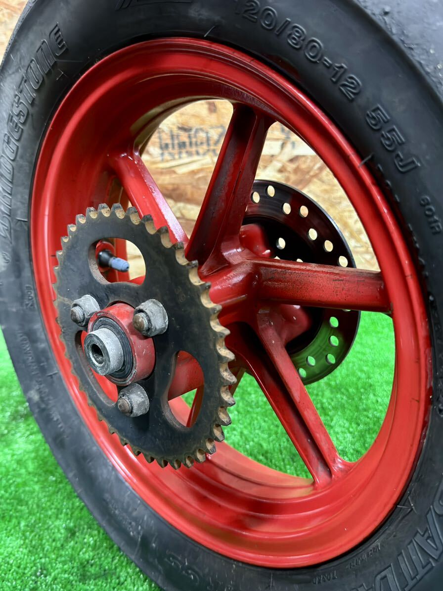 NSR50 リアホイール エイプ50 エイプ100 NSR50 NSF100 NSRの画像4