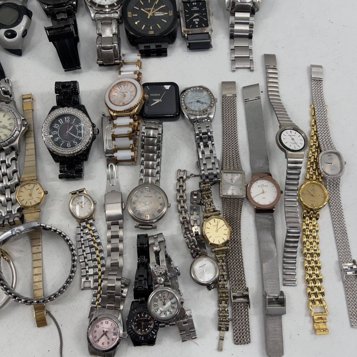 まとめ売り ファッション メーカー ブランド 腕時計 Paul Smith DIESEL Calvin Klein TECHNOS agnes b. ELGIN Nixon ALBA 色々 50本 の画像5
