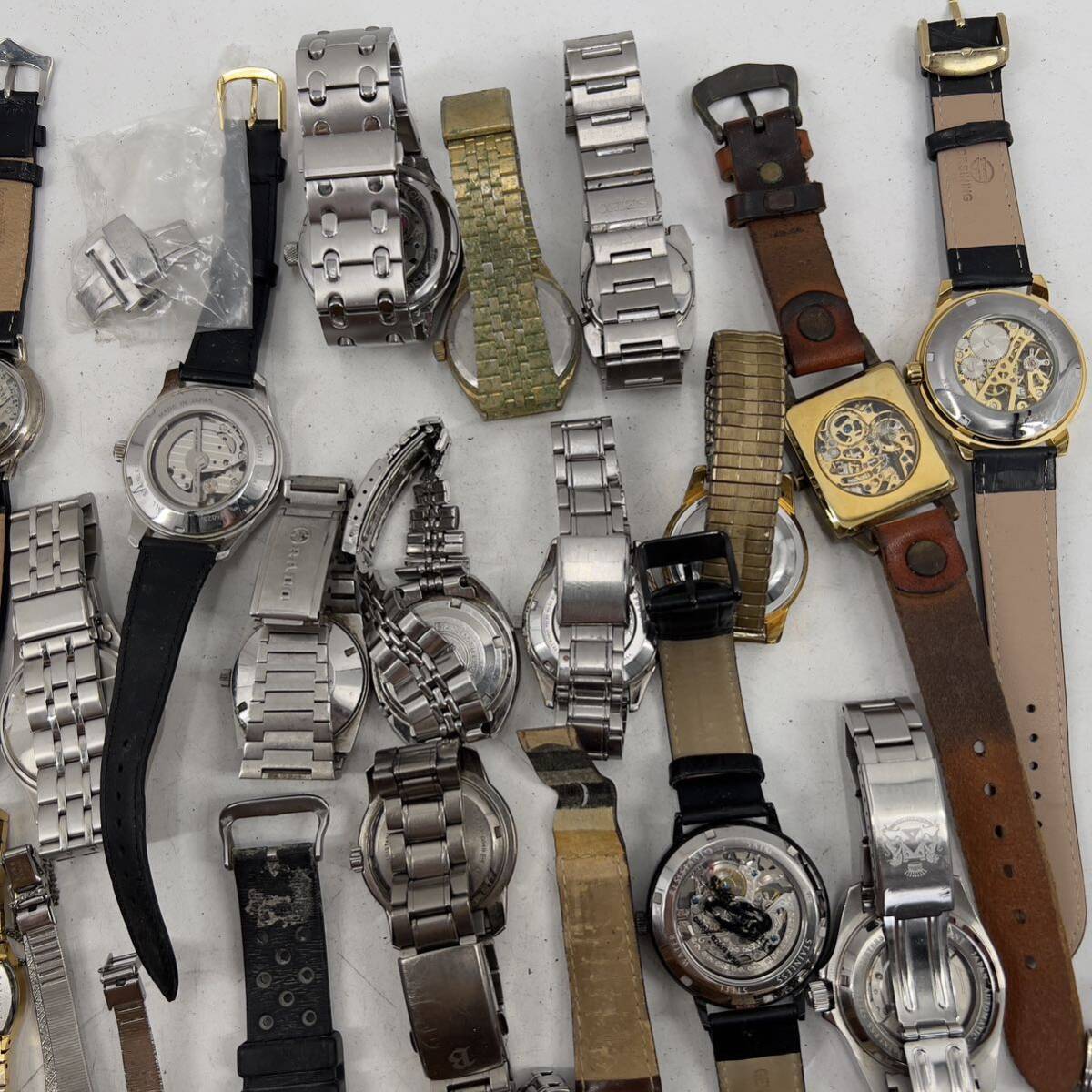  продажа комплектом самозаводящиеся часы механический завод кинетический AGS часы SEIKO CITIZEN ORIENT TECHNOS ORIENT античный бренд мода различный 50шт.