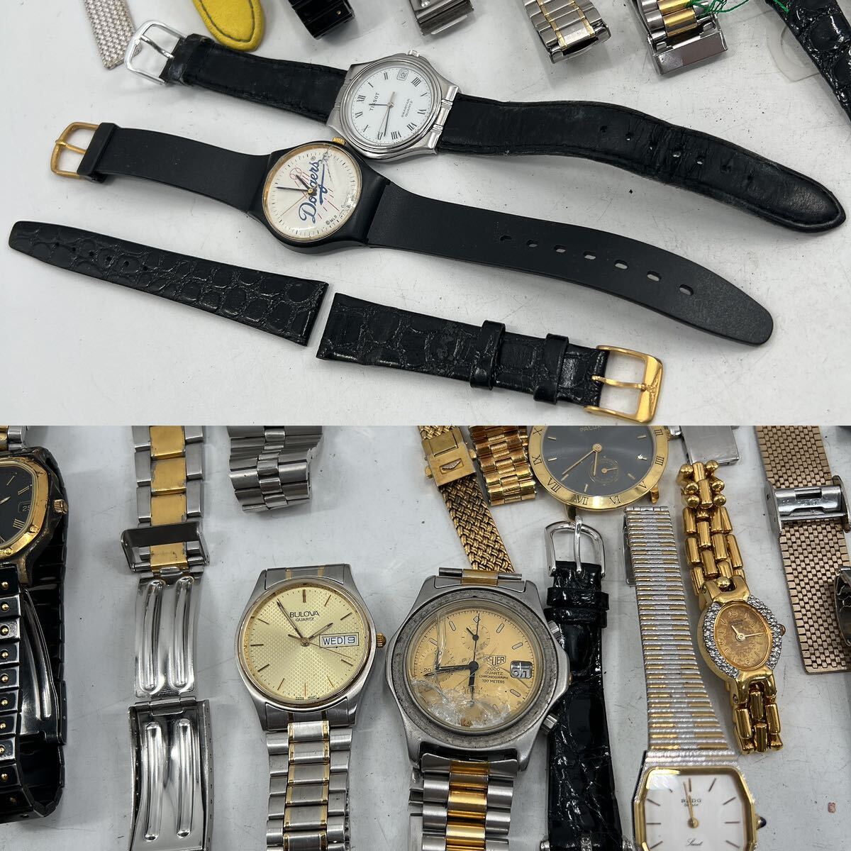 まとめ売り 自動巻き 手巻き クォーツ 時計 TAG HEUER LONGINES SECTOR TISSOT RADO ENICAR BULOVA ヴィンテージ ブランド 色々 42本_画像5