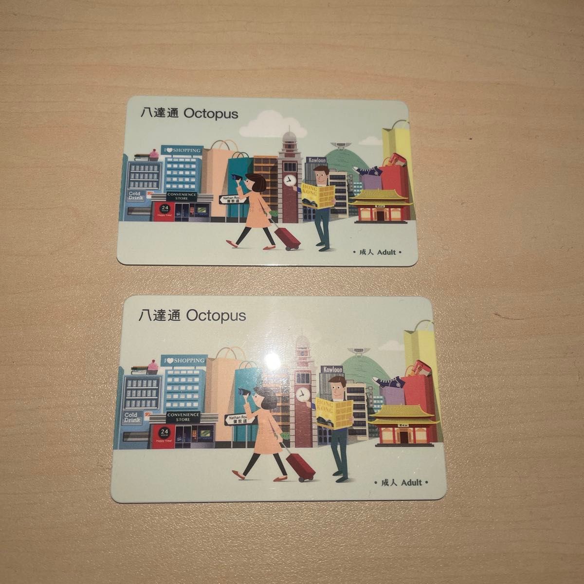 オクトパスカード　2枚
