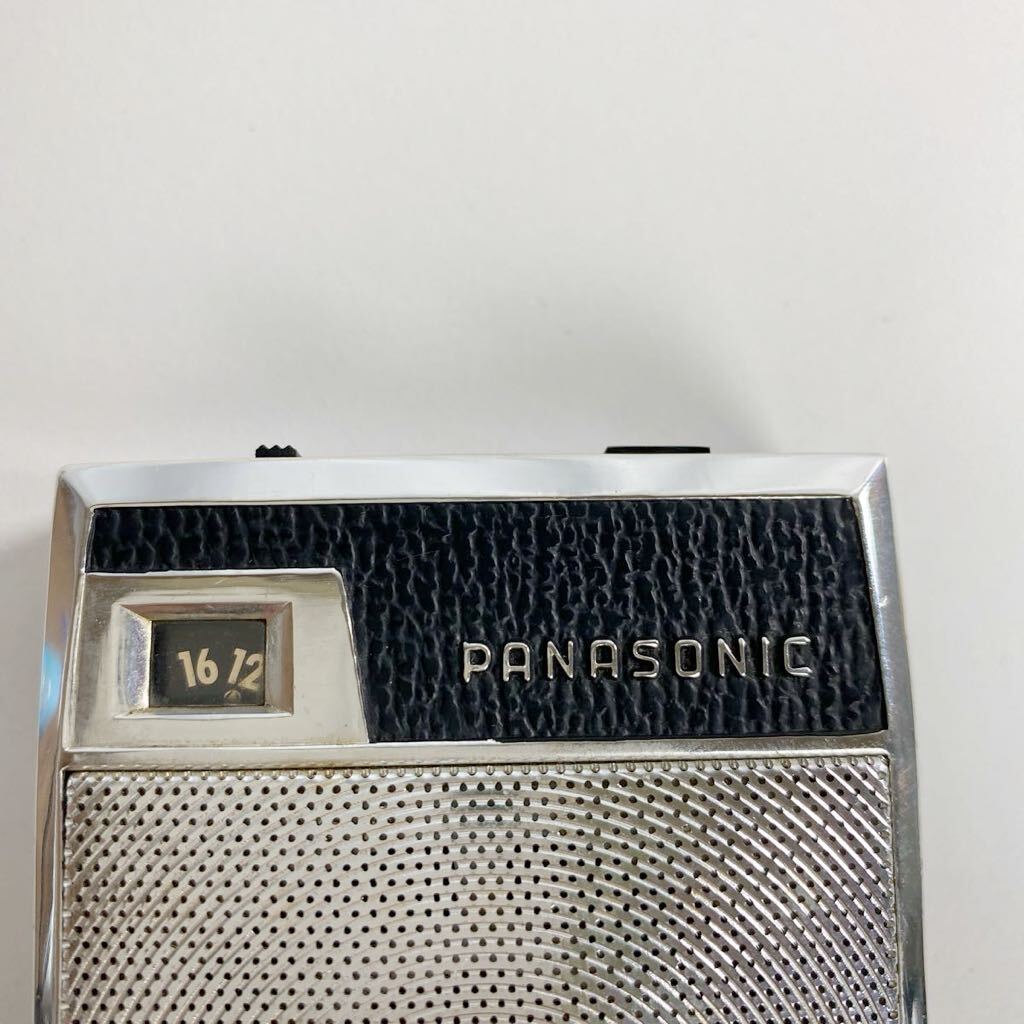 【昭和レトロ】PANASONIC ナショナル ラジオ T-604 ジャンク RADIO 当時物 9V 中古品 現状品 トランジスタラジオ アンティーク_画像8