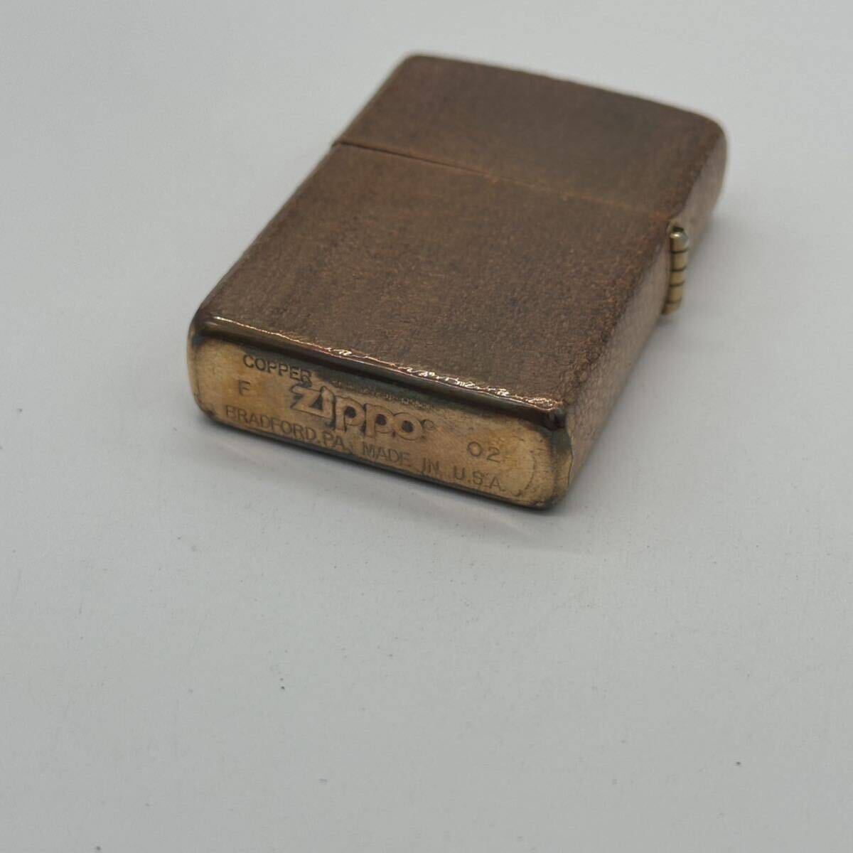 ZIPPO:ジッポー COPPER/カッパー ハンマートーン 5面加工 2002年製_画像5