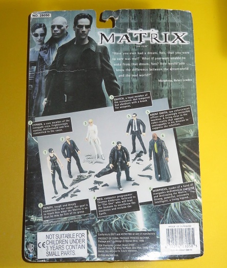* new goods ( package pain equipped ) 1999 year made N2TOYS MATRIX Matrix action figure (AGENT SMITH clear e-jento* Smith )