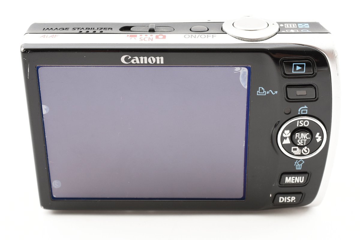 Canon IXY Digital 910 IS 800万画素 シルバー 光学ズーム3.8倍 撮影枚数270枚 手ぶれ補正 [美品] ケース 充電器 バッテリー付き_画像6