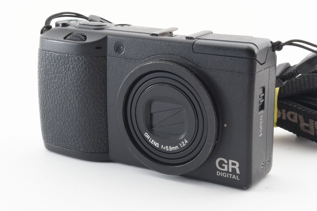 RICOH GR DIGITAL II 1001万画素 デジタル2 コンパクトデジタルカメラ [美品] 充電器 バッテリー ストラップ付き デジタルズーム4倍_画像10