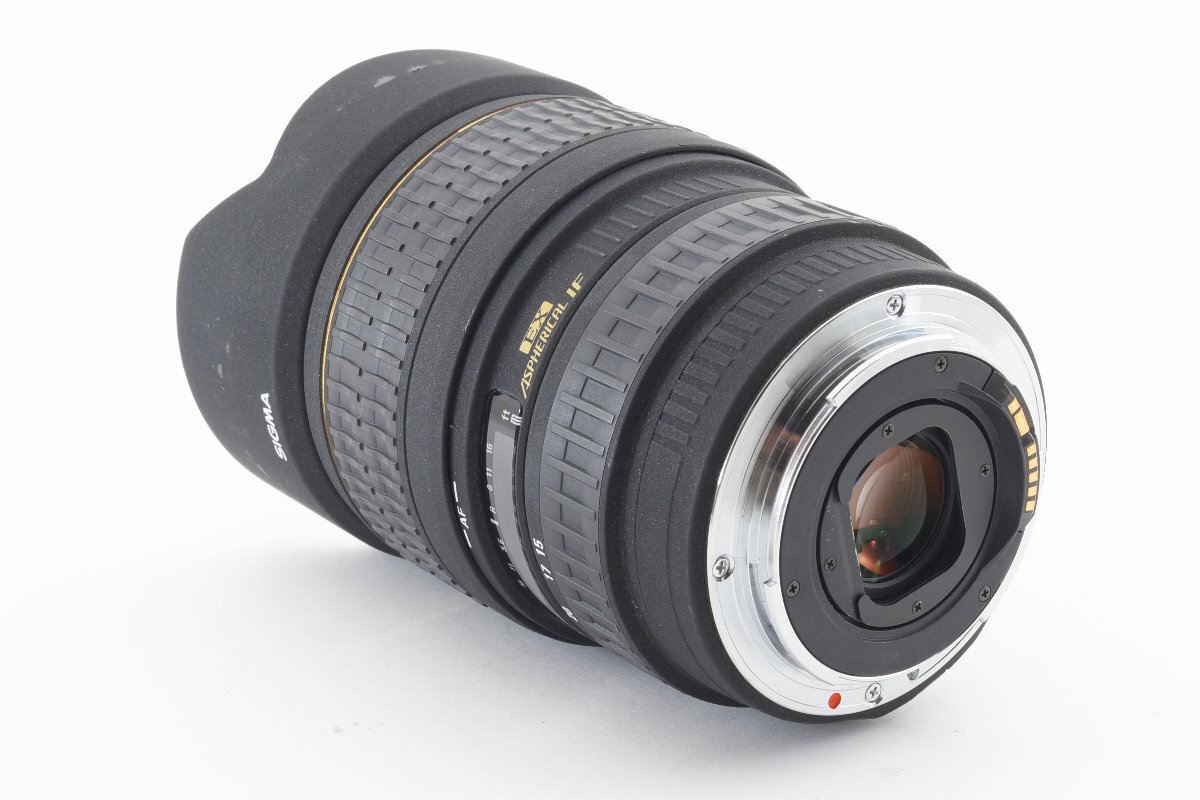 Sigma AF 15-30mm f/3.5-4.5 DG EX Aspherical IF Canon EFマウント [美品] レンズフード ケース付き 広角ズーム フルサイズ対応_画像7