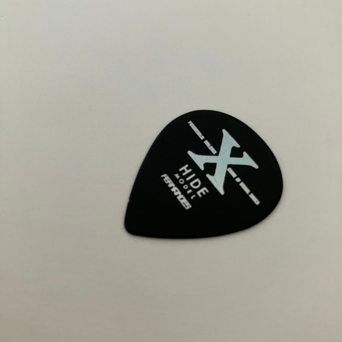 レア！2枚セット　中古　XJAPAN hide ピック ギターピック FERNANDES ブラック　ピンク