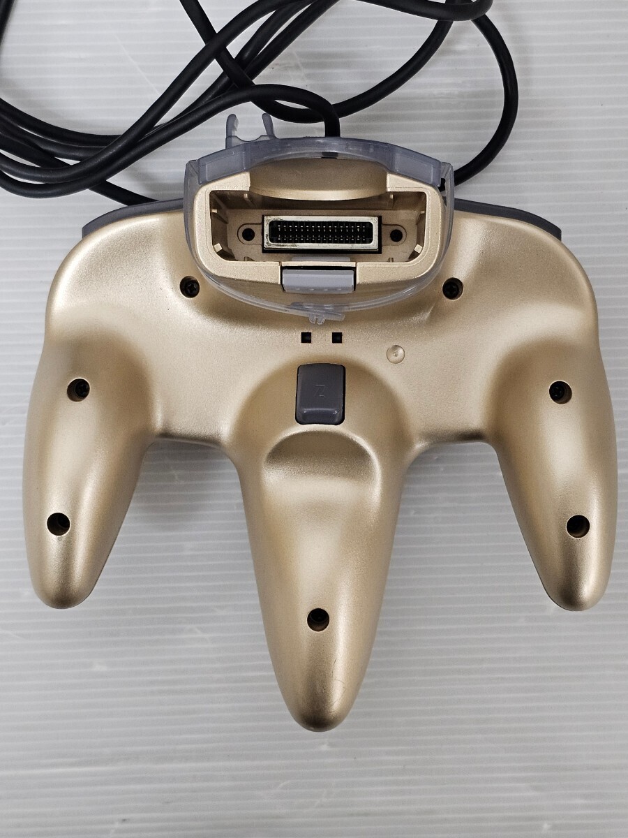 [ operation goods ]N64 person ton dou64 Gold body controller adaptor AV cable attached Nintendo64 nintendo GOLD limitation limitation color 