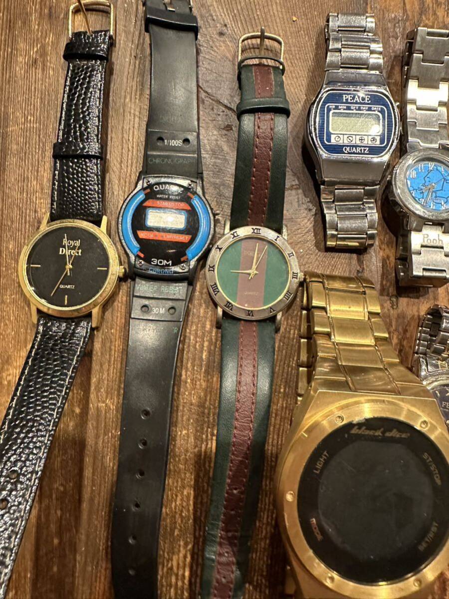 【ブランドメーカー】腕時計 SEIKO クォーツ いろいろ10点セット 中古品 ジャンク 不動 ⑨の画像2