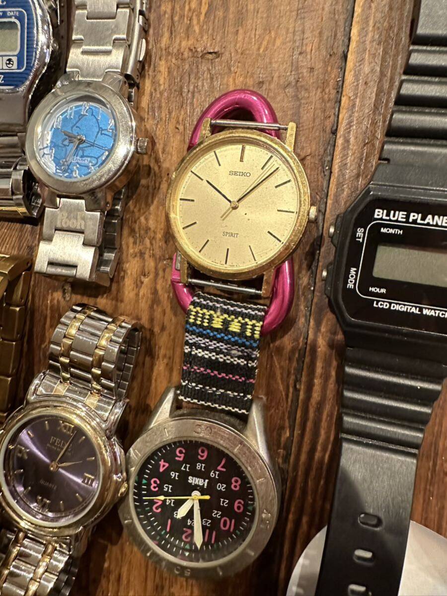 【ブランドメーカー】腕時計 SEIKO クォーツ いろいろ10点セット 中古品 ジャンク 不動 ⑨の画像3