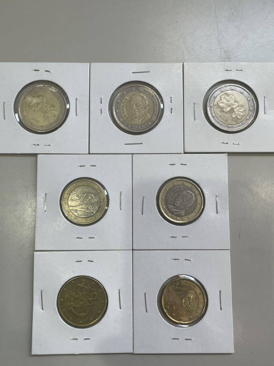 外国　古銭　硬貨　ユーロまとめ7枚_画像2