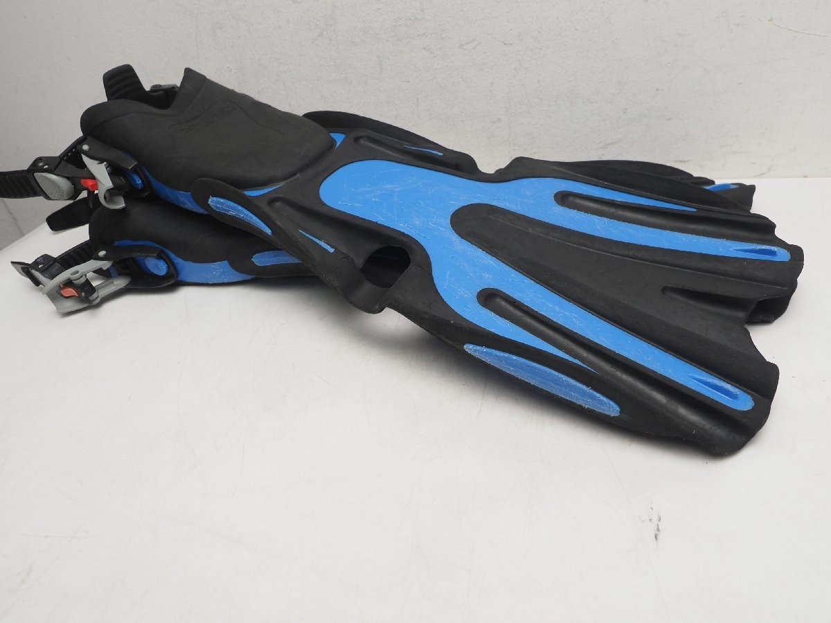 USED MARESma less VOLOvoro strap fins diving for fins size :26-28cm diving supplies [3F-58038]