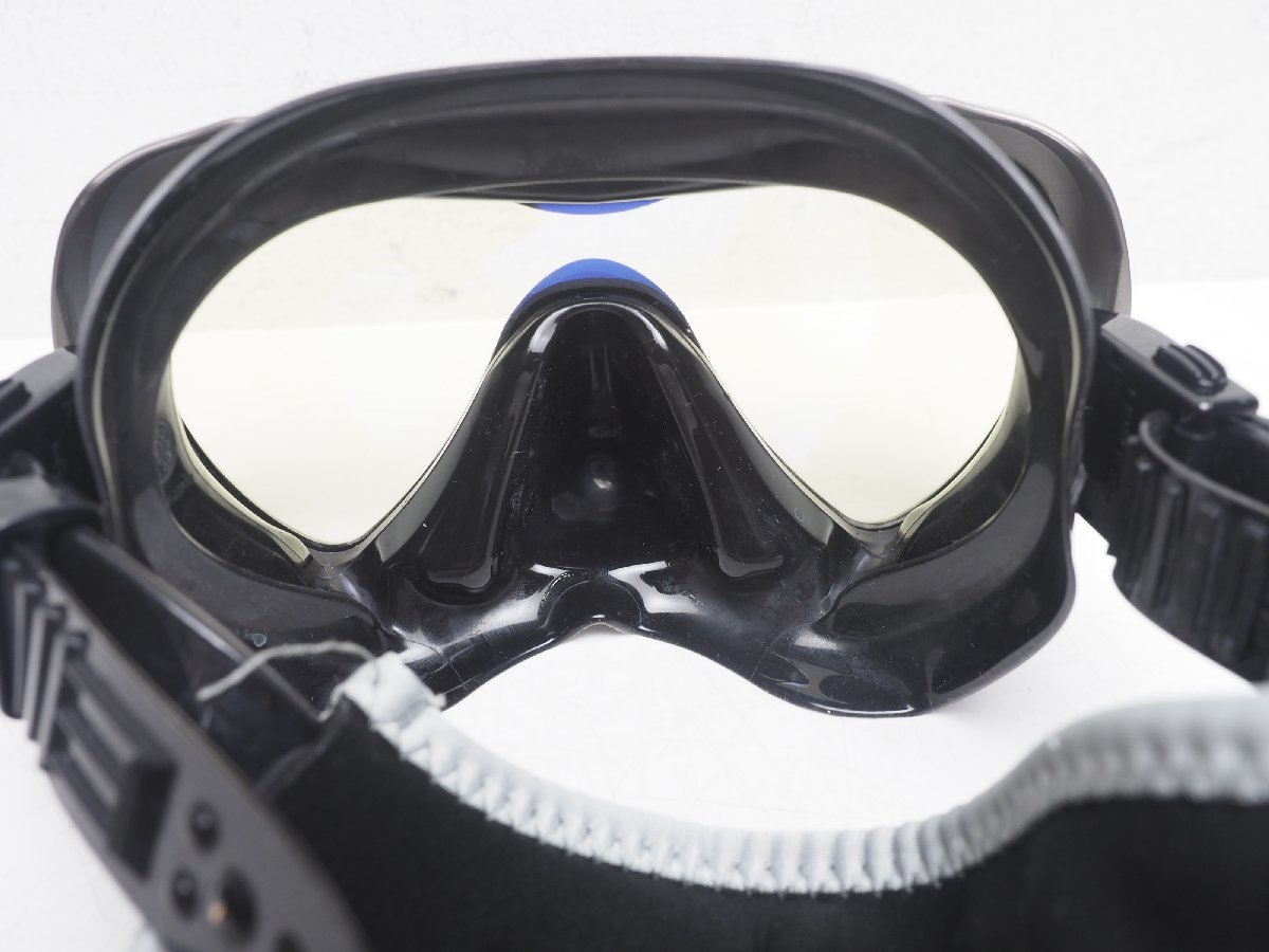USED GULL ガル VADER ヴェイダー マスク 1眼 ブラックシリコン マスク ランク:AA ダイビング用品[3FLL-58111]の画像3