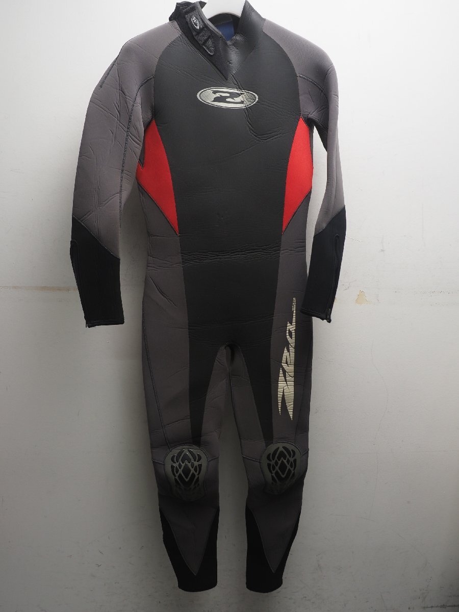 ダイビング ウエットスーツ 黒赤 スキューバプロ 5ミリ 中古 ダイビング ウエットスーツ 黒赤 スキューバプロ 5ミリ 中古