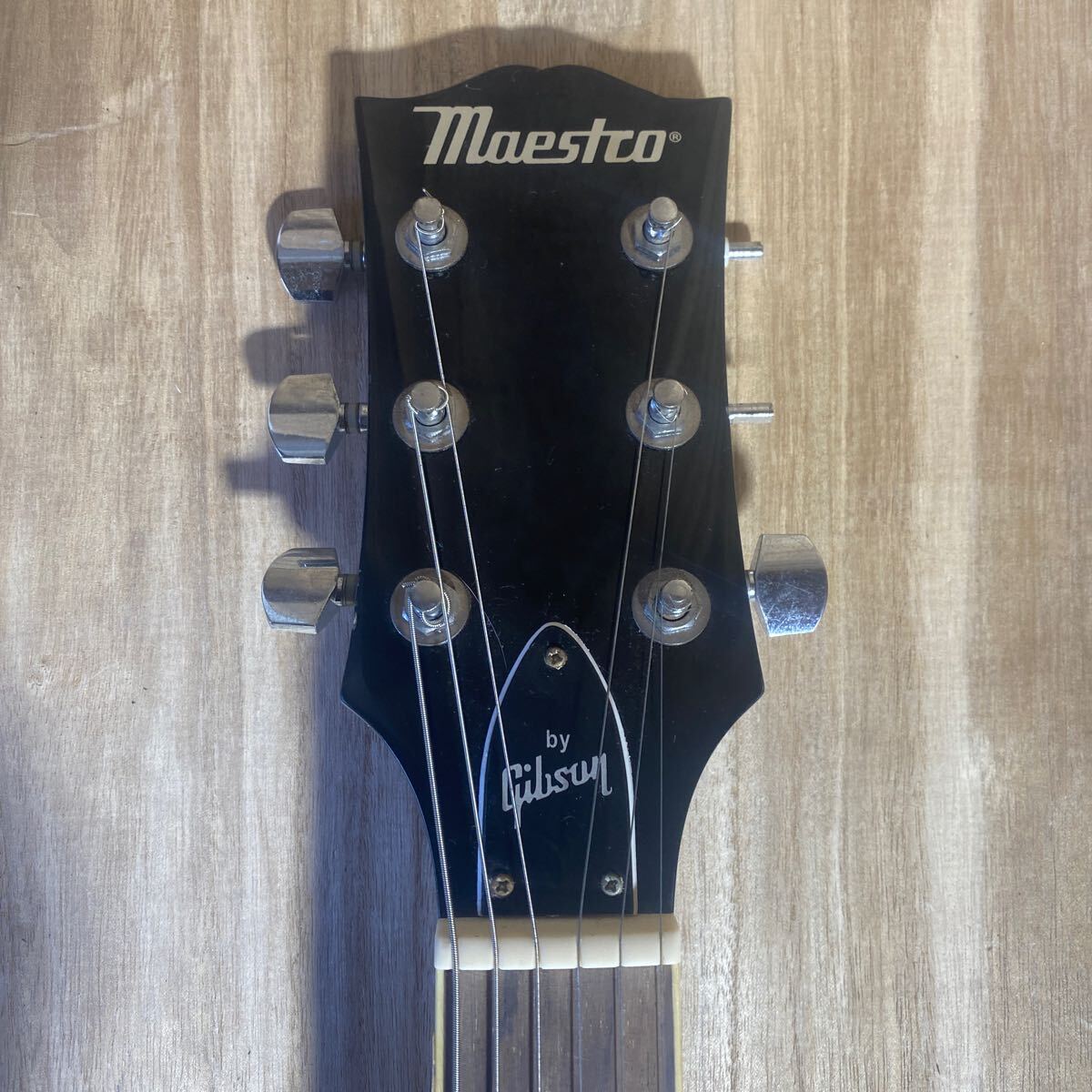 Maestro エレキギター by Gibson レスポール 音出し確認済 ソフトケース付き_画像4