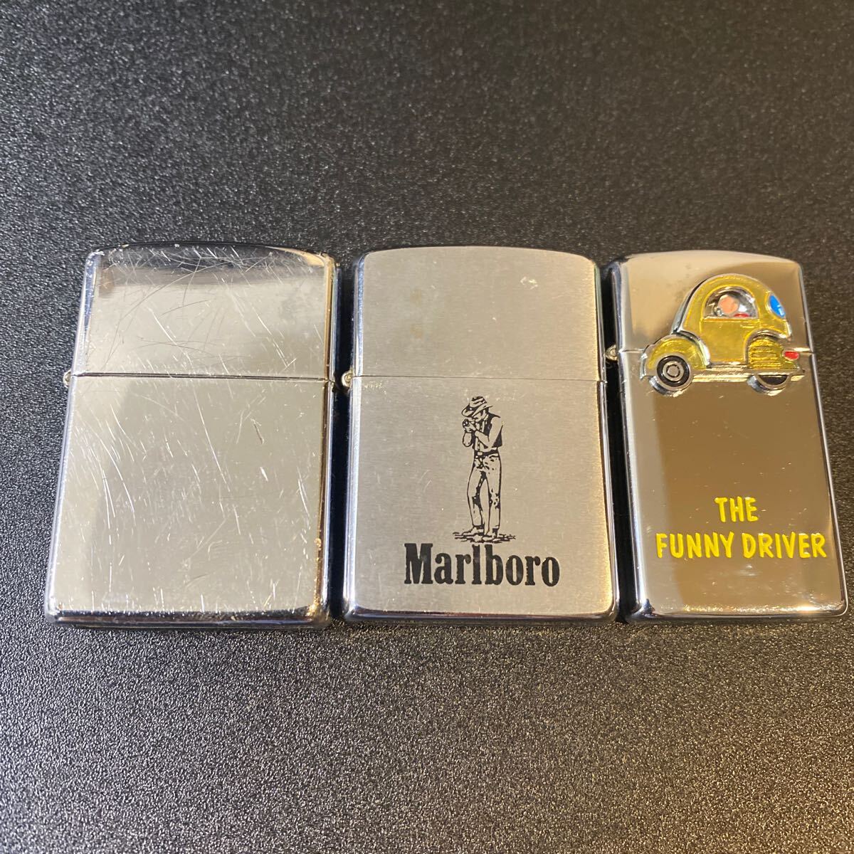 ZIPPO オイルライター Marlboro / Barrett-Smutje Collection / THE FUNNY DRIVER 3点まとめて 管理③_画像1