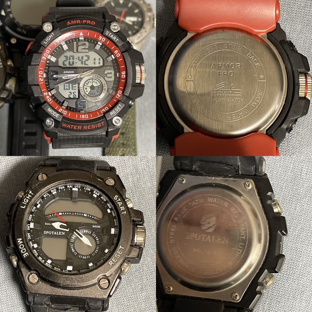 CASIO G-SHOCKなど腕時計 6個 ジャンク扱いの画像3