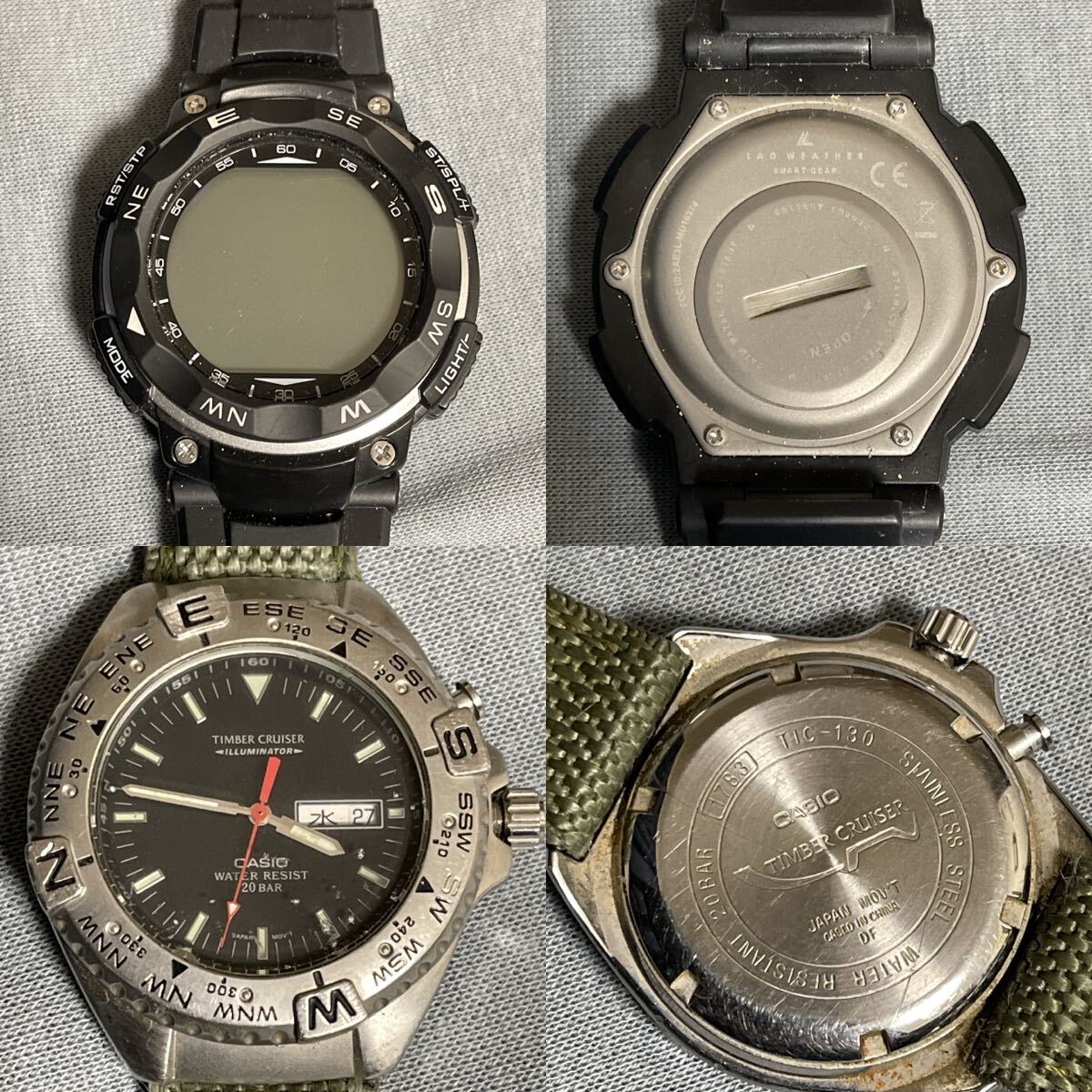 CASIO G-SHOCKなど腕時計 6個 ジャンク扱いの画像4