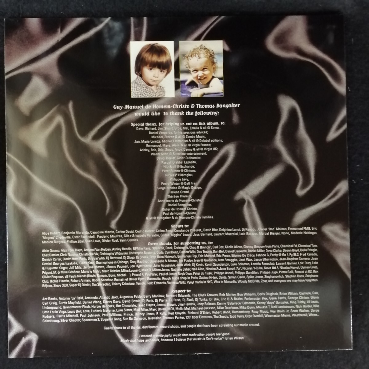 D03 中古LP 中古レコード　ダフト　パンク　ホームワーク　V 2821 EU盤　DAFT PUNK homework 2枚組_画像8