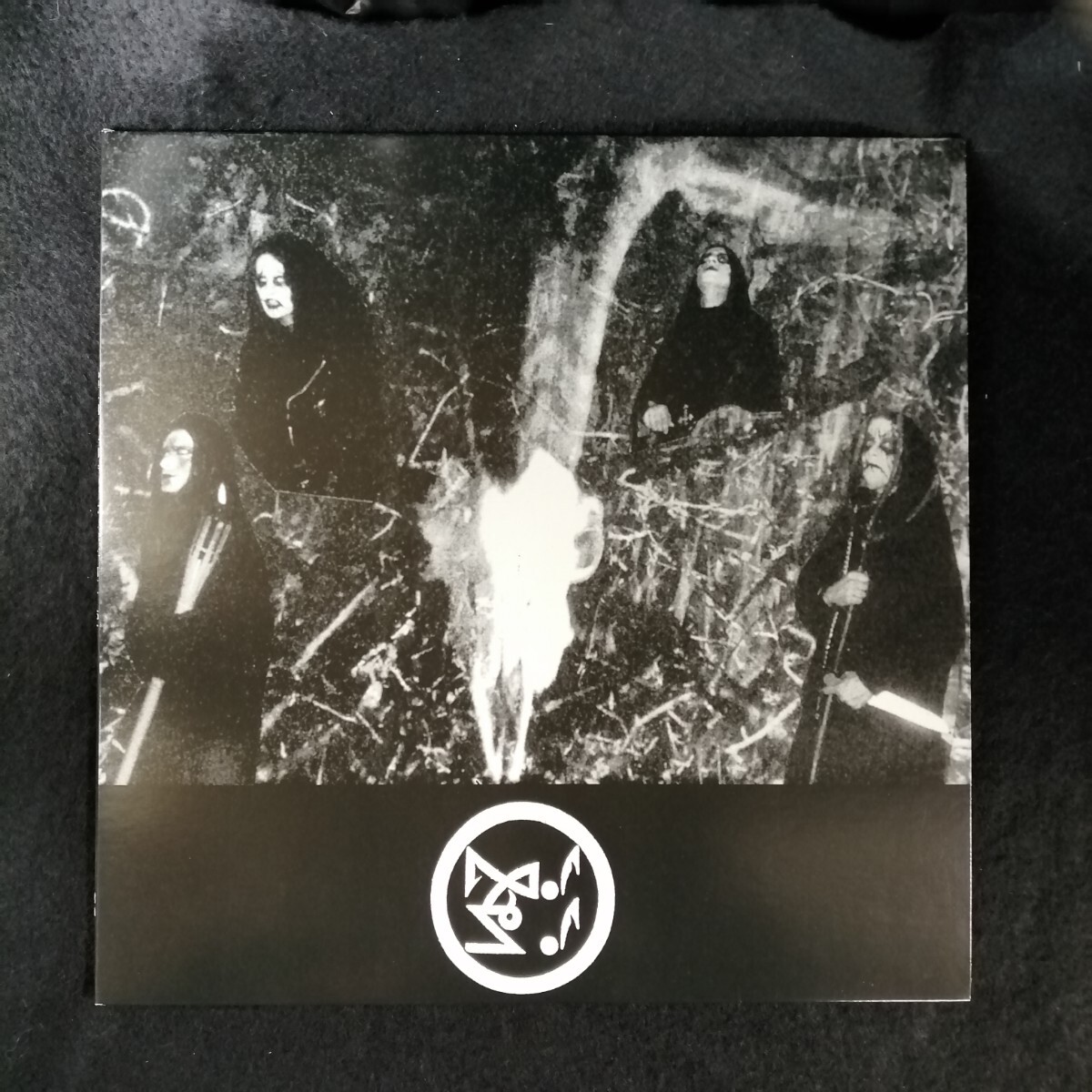 D03 中古LP 中古レコード　VLAD TEPES / BELKETRE march to the black holocaust 2枚組　スプリット盤　フランス　ブラックメタル_画像1