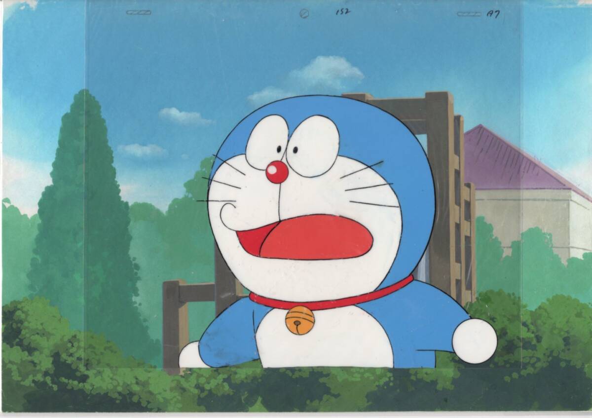  Doraemon autograph background . cell picture 25 # original picture antique picture illustration 