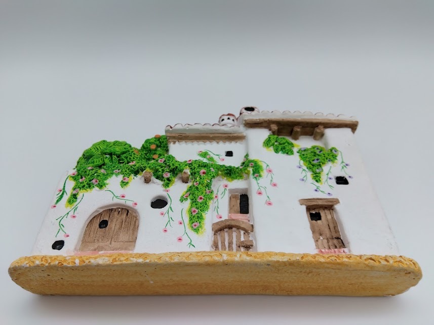 ミニチュア ハウス 白い家 スペイン 壁掛け インテリア ceramica convento jesus mariaの画像6