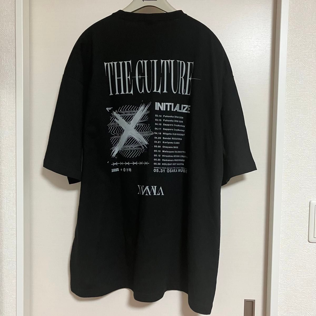 XANVALA THE CULTURE -INITIALIZE- 新グッズ　TシャツXLサイズ　ツアーTシャツ　新品　黒