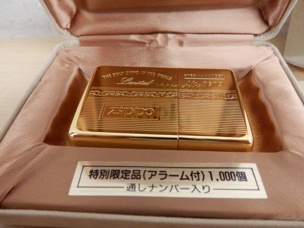 【53998】◆保管現状品　Zippo　CLOCK　ジッポ　クロック　特別限定品　通しナンバー付き　No309_画像3