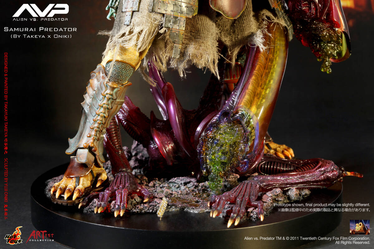  Predator AVP Samurai * Predator bamboo ...x. tree . two 1/6 hot toys artist * collection new goods unopened 