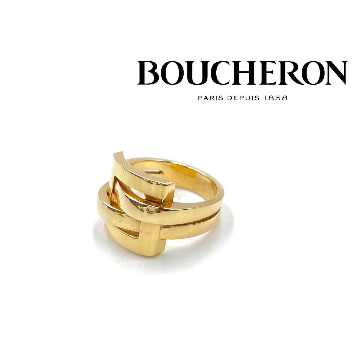 BOUCHERON ブシュロン デシュネ PG750 ピンクゴールド リング 指輪 size 54 0223741