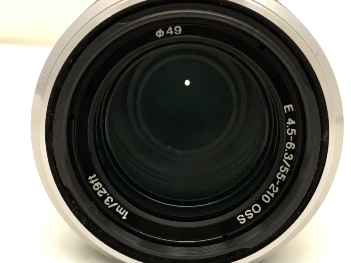 SONY E 4.5-6.3/55-210 OSS 1m/3.29ft 一眼レフカメラ用 レンズ ジャンク 中古【UW030073】_画像2