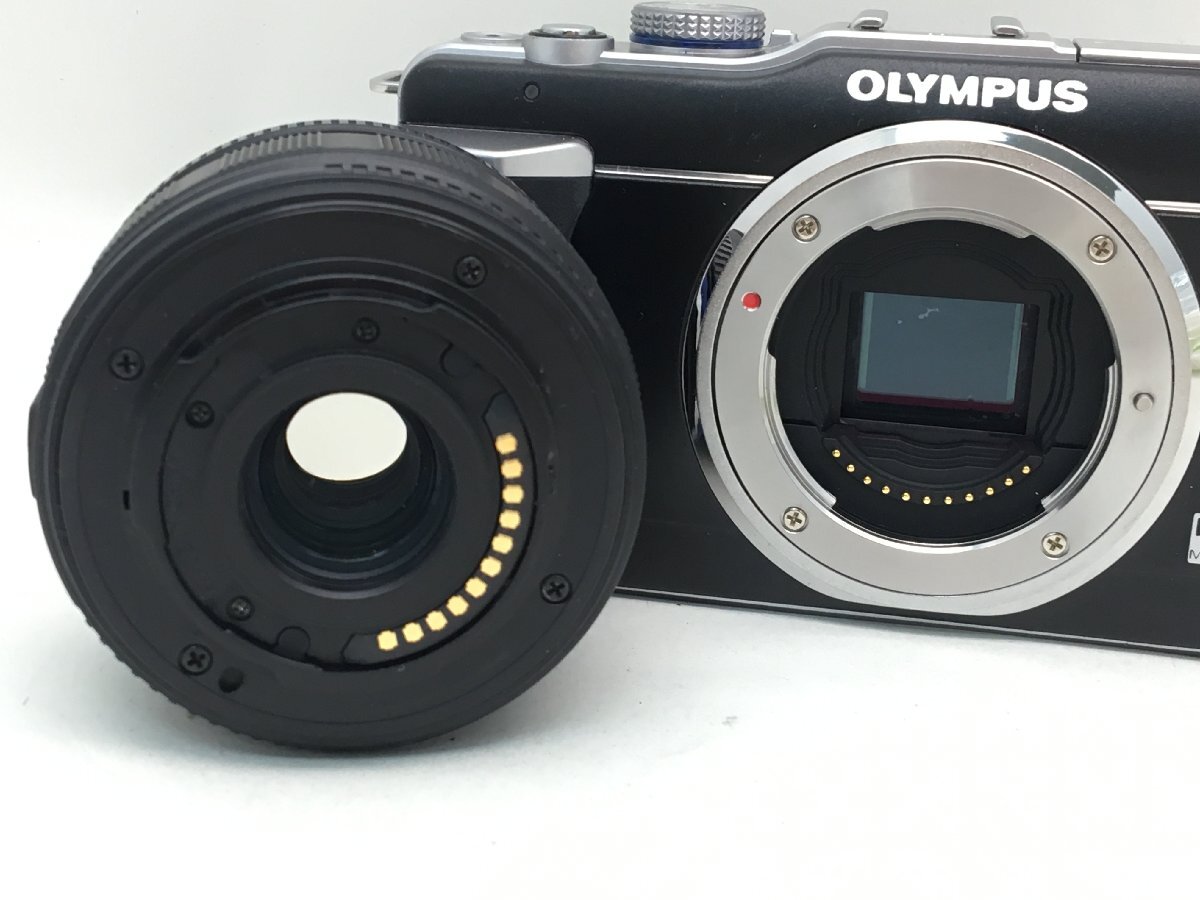 OLYMPUS PEN E-PL1 / M.ZUIKO DIGITAL 14-42mm 1:3.5-5.6 ミラーレス デジタル一眼レフカメラ ジャンク 中古【UW030469】_画像3