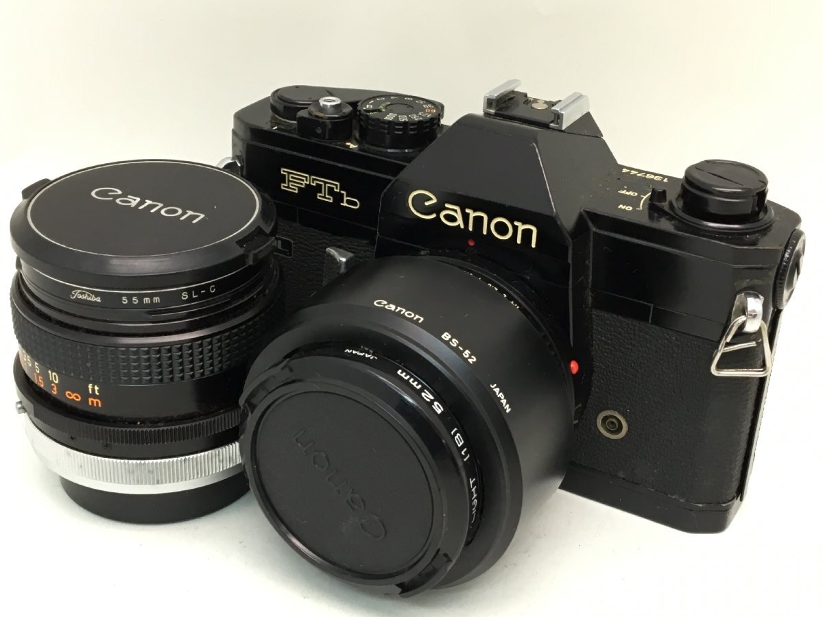 Canon FTb QL / LENS FD 50mm 1:1.4 / FD 28ｍｍ 1:3.5 S.C. 一眼レフカメラ レンズ まとめ ジャンク 中古【UW030482】_画像1