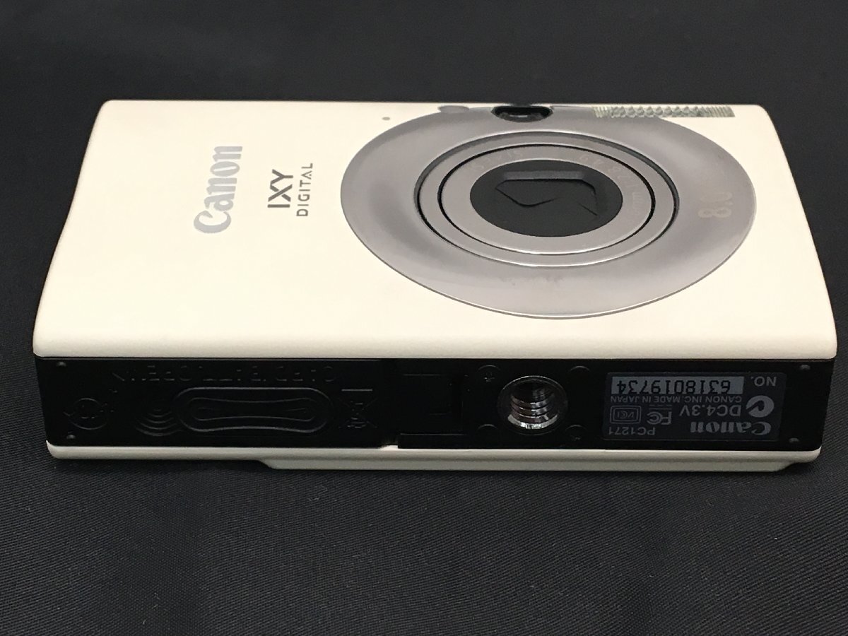 Canon IXY DIGITAL 20 IS ホワイト コンパクト デジタルカメラ ジャンク 中古【UW030586】_画像4