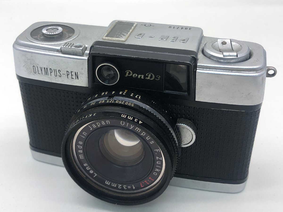 OLYMPUS-PEN D3 / F.Zuiko 1:1.7 f=32mm コンパクトカメラ ジャンク 中古【MA030059】_画像1