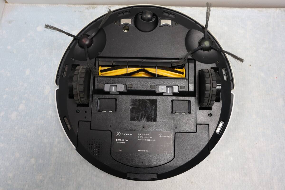 E7593 Y exhibition goods ECOVACS eko back sDEEBOT T9+ DLX13-54 robot vacuum cleaner 2021 year made / cloth width less 