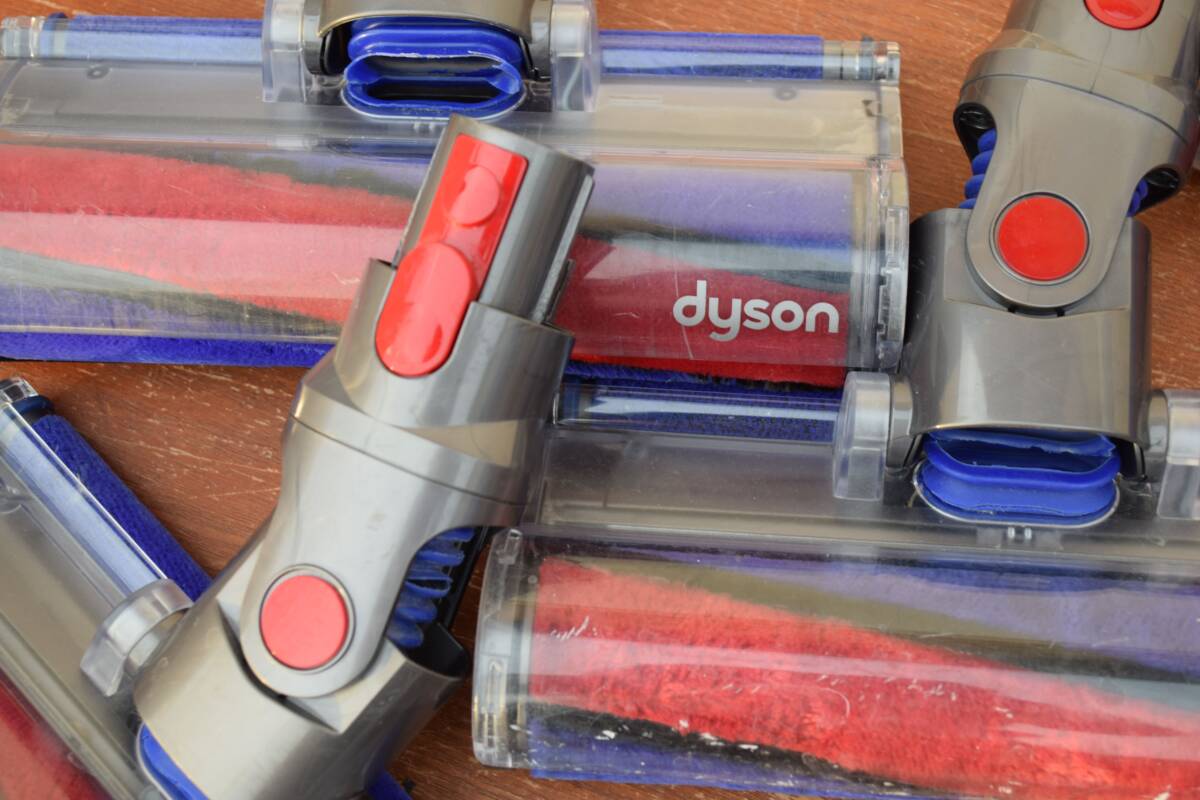 D0590 Y 【8台セット】dyson ダイソン ソフトローラークリーナーヘッド 112232-04*2 / 112232 *6 訳あり:写真7-8-9枚目参考の画像7