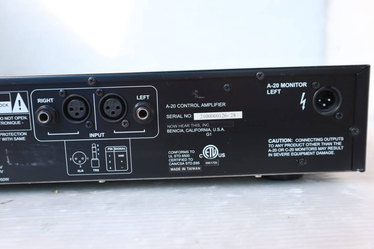 E3922 Y NHT Pro A-20 CONTROL AMPLIFIERの画像8
