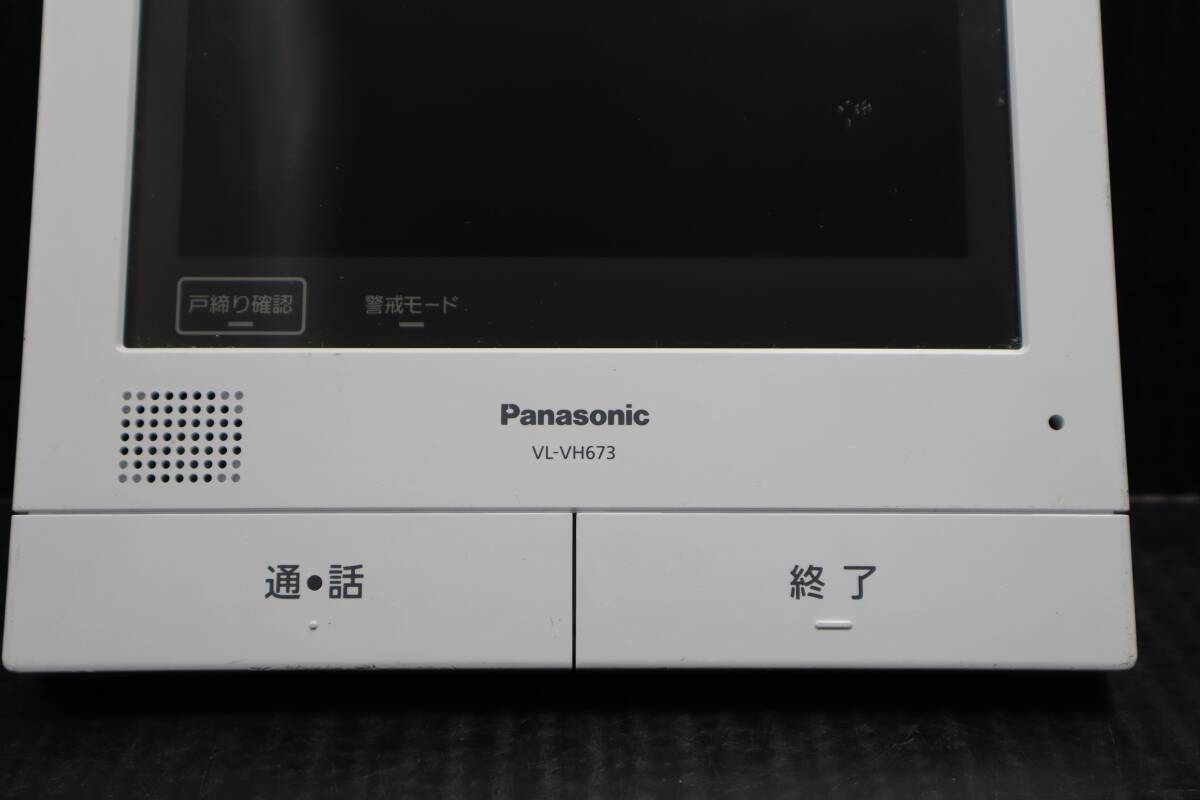 E7884 & Panasonic パナソニック テレビドアホン 増設モニターVL-VH673K 本体のみ_画像2