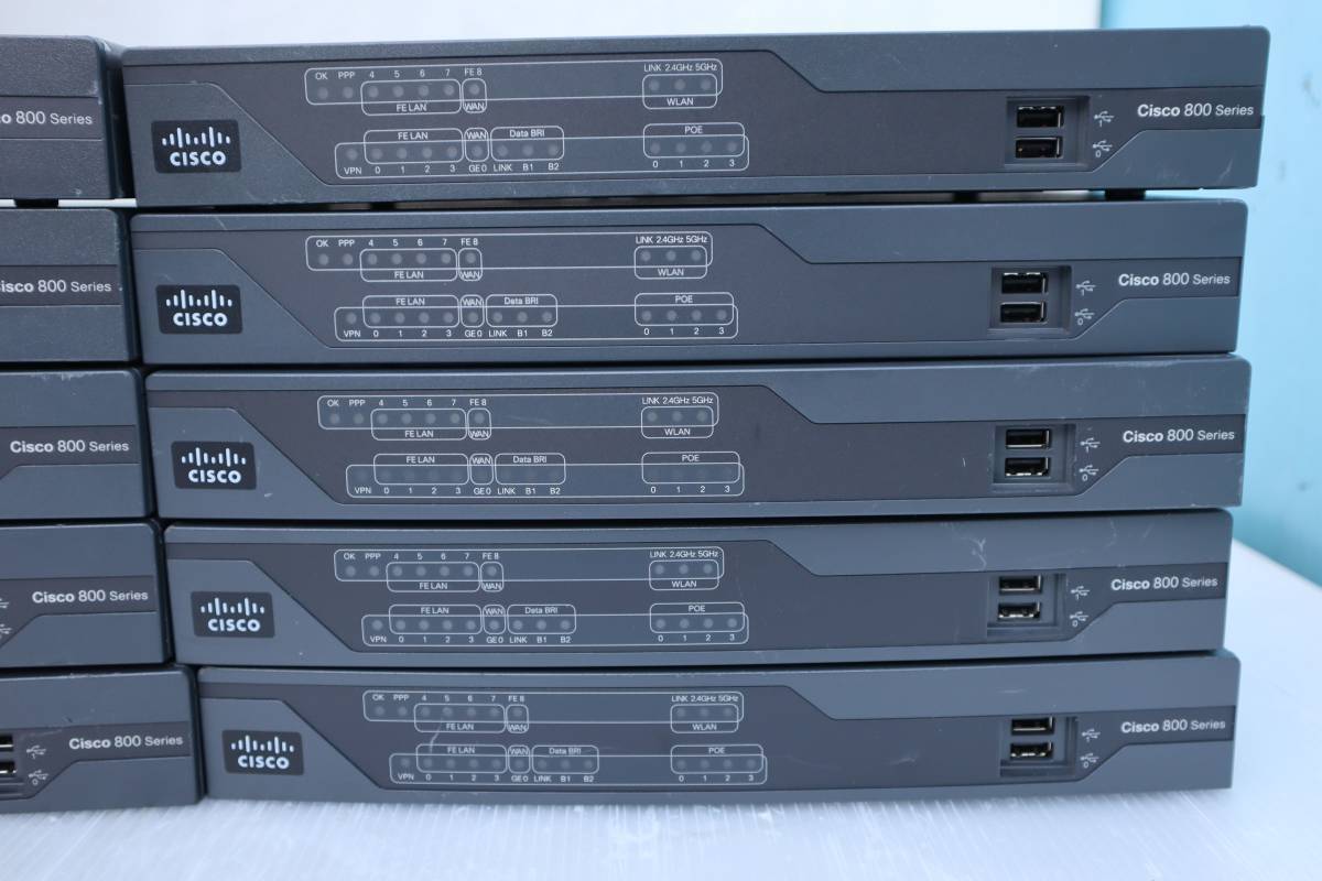 E5183 Y 10台セット Cisco シスコ CISCO 892 サービス統合型 E5183 Y 10台セット Cisco シスコ CISCO 892 サービス統合型