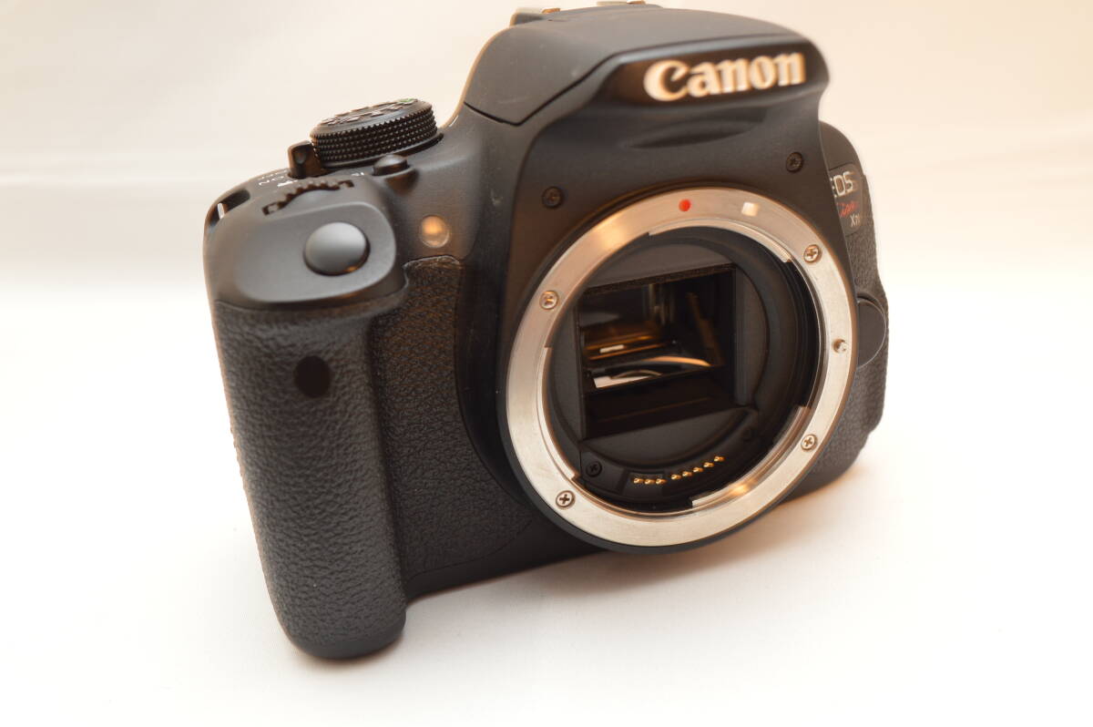 ★１円〜訳あり美品★ Canon キャノン EOS Kiss X7i 18-55mm F3.5-5.6 IS STM レンズキット ストロボ発光せずの画像3