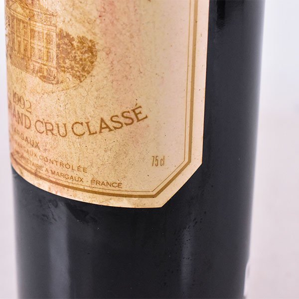 訳有★シャトー マルゴー プルミエ グラン クリュ クラッセ 1992年 赤 ※ 750ml 12.5% ★五大シャトー CHATEAU MARGAUX C100421_画像7