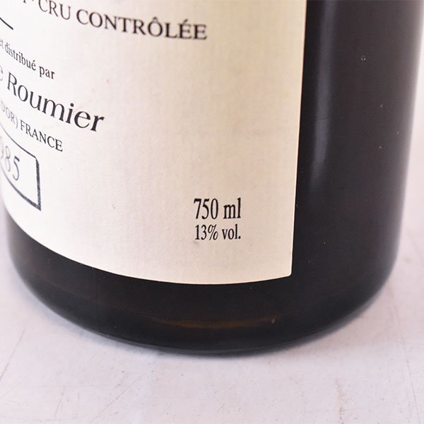 送料無料★クリストフ ルーミエ ヴォーヌ ロマネ 1er クリュ レ ボーモン 1985年 赤 750ml 13% christophe Roumier L030645_画像9