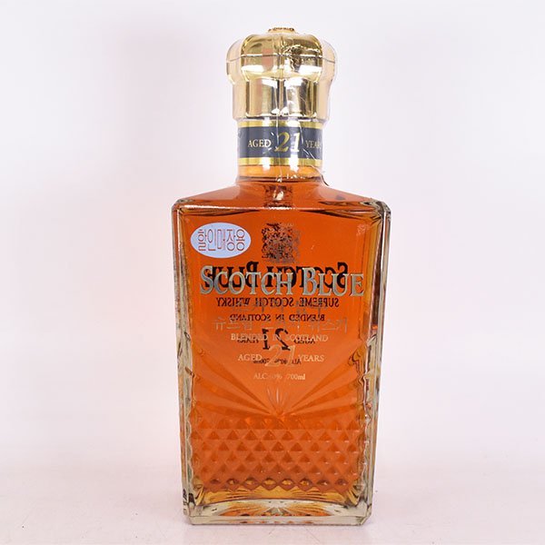 ★スコッチ ブルー 21年 ＊時計 箱付 ※ 700ml 40% 韓国 ウイスキー SCOTCH BLUE C170067_画像2