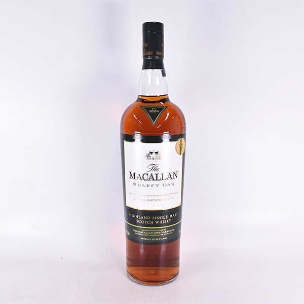 1円～★ザ マッカラン セレクト オーク ＊箱付 1000ml 40% スペイサイド The Macallan SELECT OAK C240471_画像2