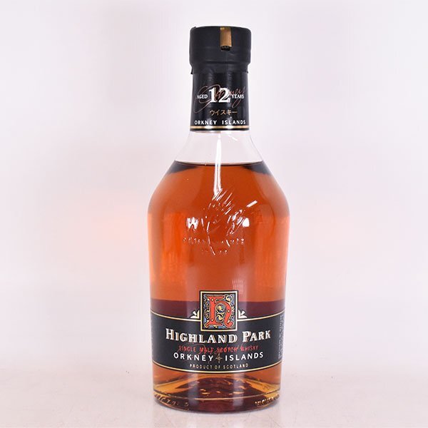 1円～★ハイランドパーク 12年 ★旧ボトル ＊箱付 750ml 43% アイランズ HIGHLAND PARK C310364_画像2