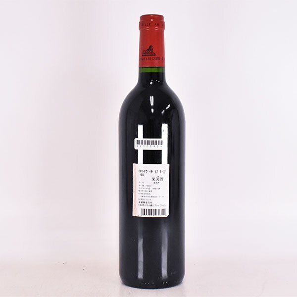 1円～★シャトー レオヴィル ラスカーズ 1998年 赤 ※ 750ml 13% サンジュリアン Chateau Leoville Las Cases C310181_画像5